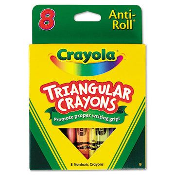 Crayola® Triangular Crayons, 8 Colors-box freeshipping - TVN Wholesale